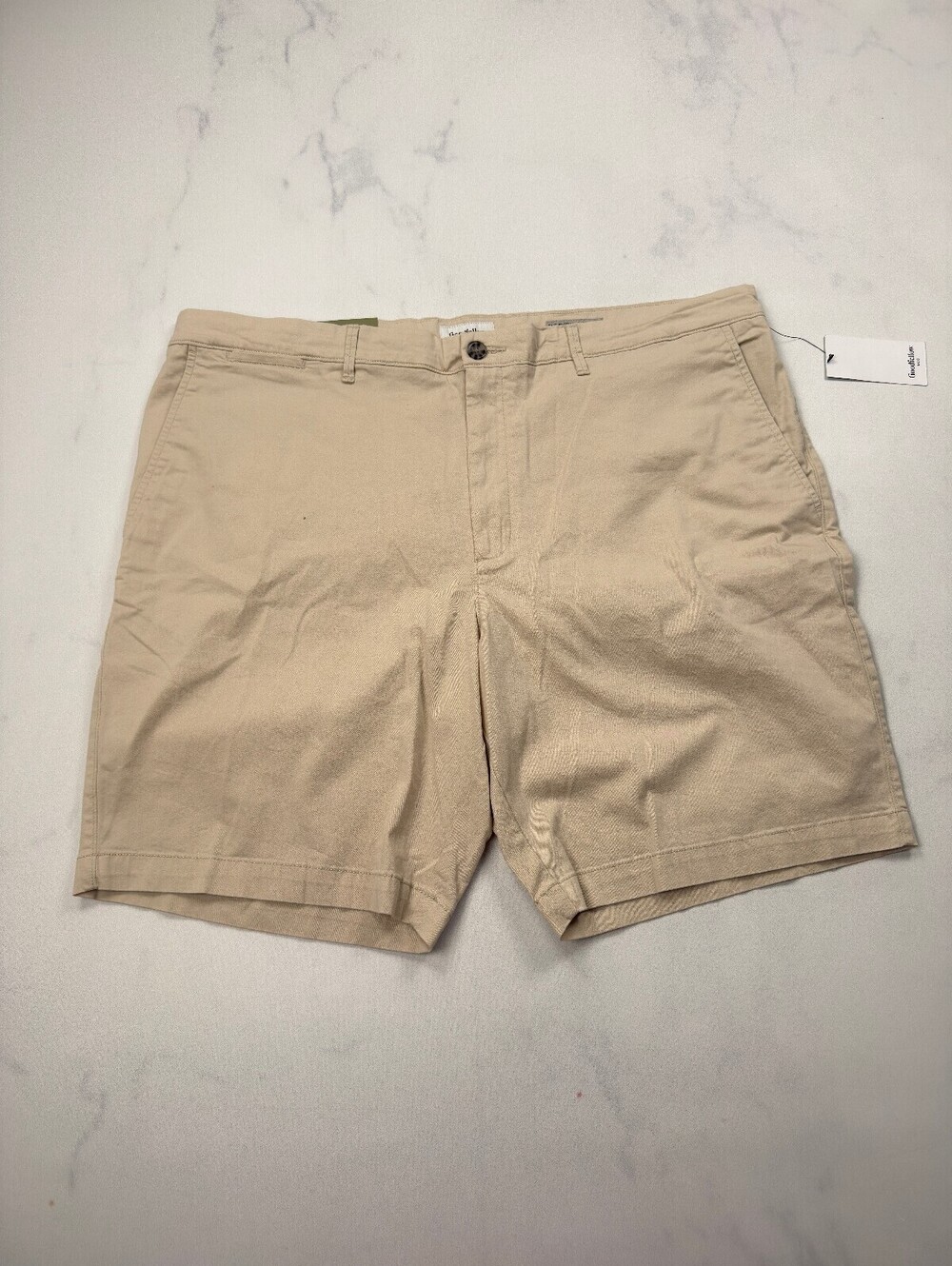 Goodfellow & Co Bermuda Shorts Beige 2010s Minimalist - Mens 42 NWT